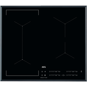AEG 6000 Bridge, 60 cm, black - Built-in Induction hob