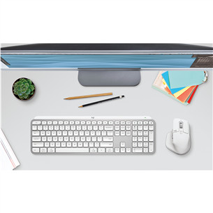 Logitech MX Keys S, US, gray - Wireless keyboard