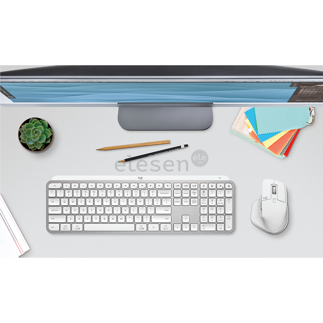 Logitech MX Keys S, US, gray - Wireless keyboard