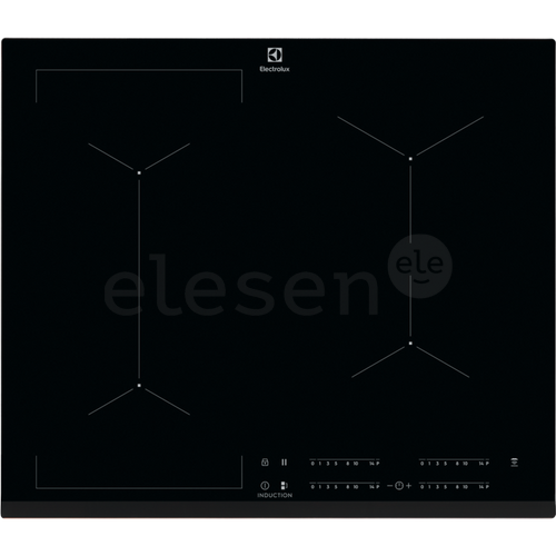 Electrolux Bridge 600 Slim-Fit, 60 cm, black - Built-in induction hob