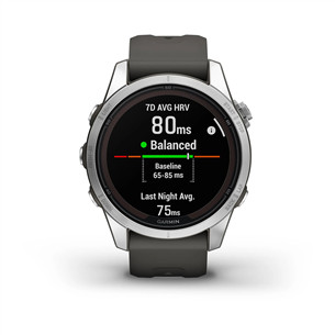 Sportinis laikrodis Garmin Fenix 7S Pro Solar, 42 mm, gray Prekė - 010-02776-01