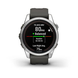 Sportinis laikrodis Garmin Fenix 7S Pro Solar, 42 mm, gray Prekė - 010-02776-01