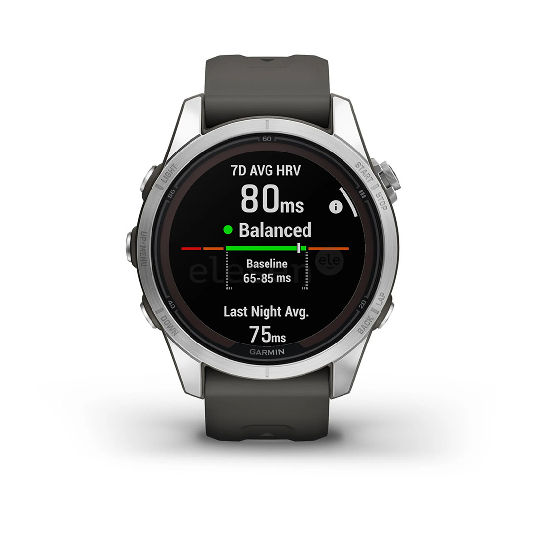 Sportinis laikrodis Garmin Fenix 7S Pro Solar, 42 mm, gray Prekė - 010-02776-01