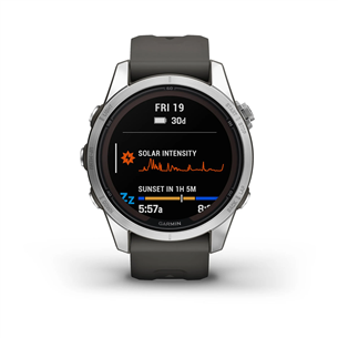 Sportinis laikrodis Garmin Fenix 7S Pro Solar, 42 mm, gray Prekė - 010-02776-01