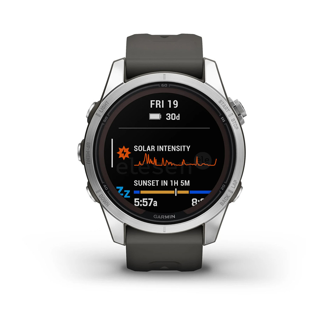 Sportinis laikrodis Garmin Fenix 7S Pro Solar, 42 mm, gray Prekė - 010-02776-01