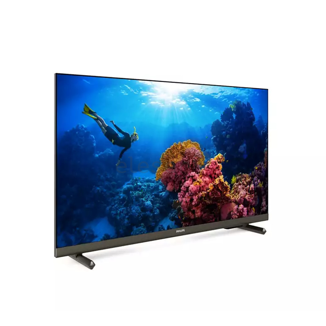 Philips 32PHS6808/12, 32", LED LCD, HD, pastatomas, pilkas - Televizorius