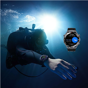 Išmanusis laikrodis Huawei Watch Ultimate, 48,5 mm, Black Prekė - 55020AGF