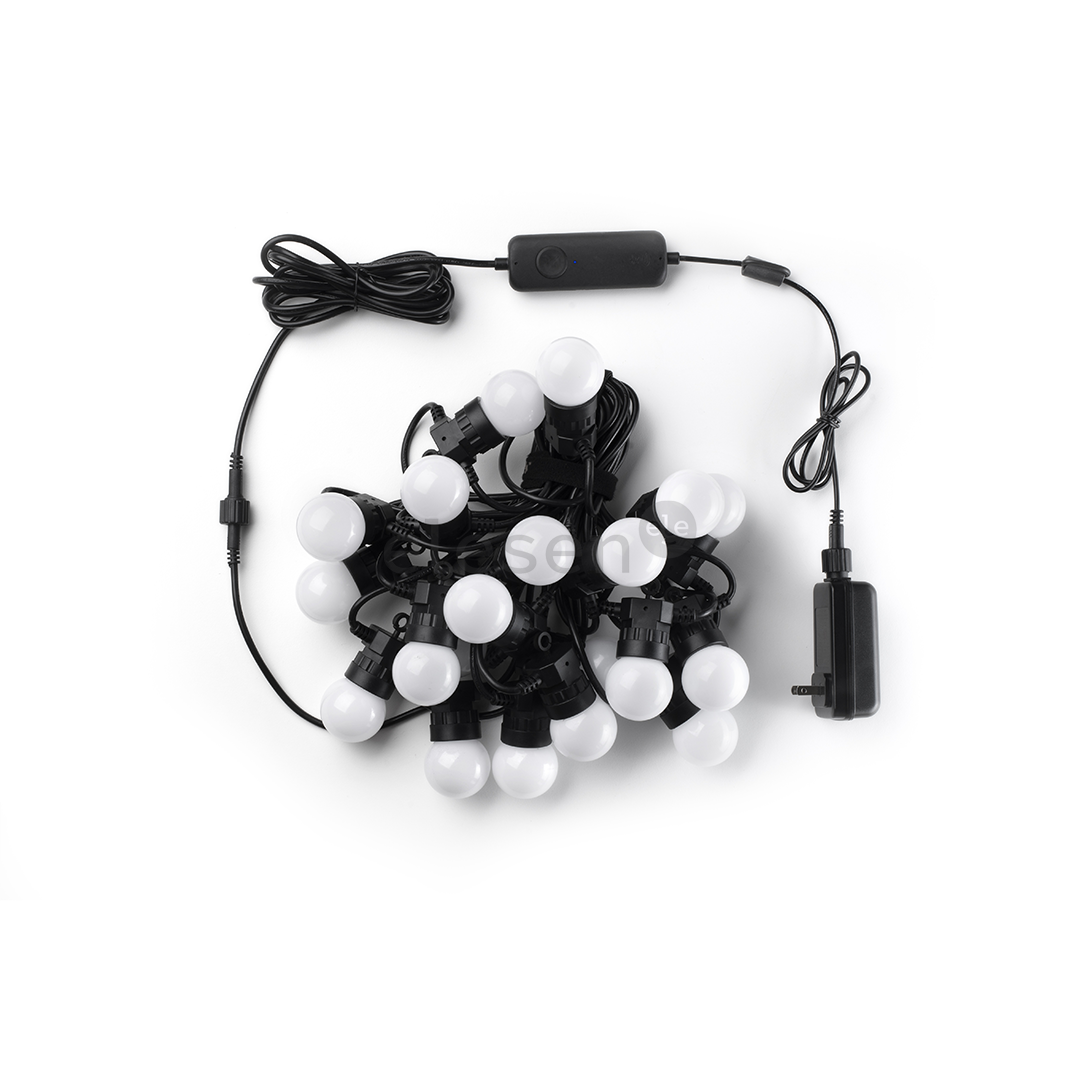 Twinkly Festoon Lights 40 RGB, 20 m, black - Smart festive lights Item - TWF040STP-BEU