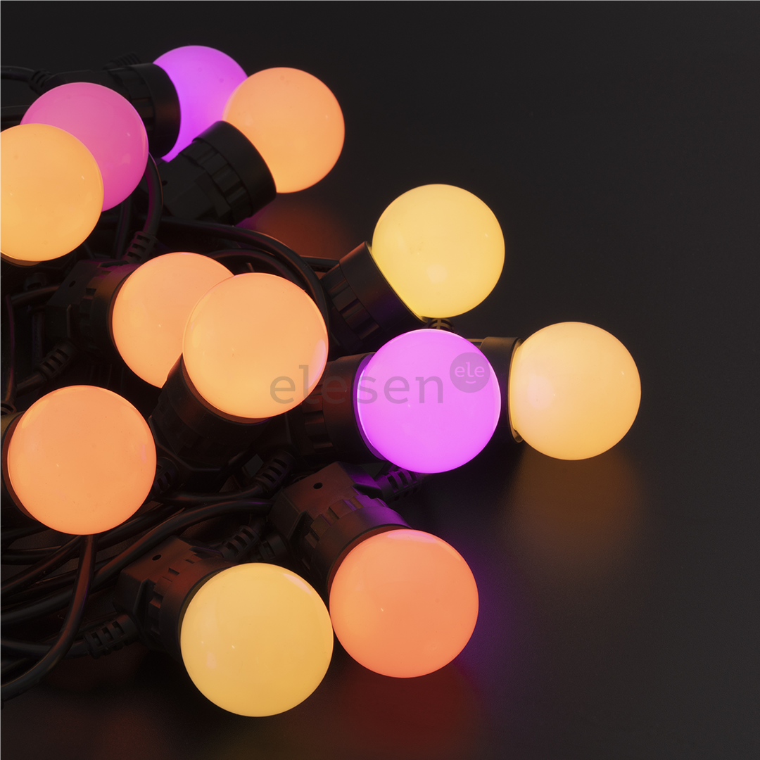 Twinkly Festoon Lights 40 RGB, 20 m, black - Smart festive lights Item - TWF040STP-BEU