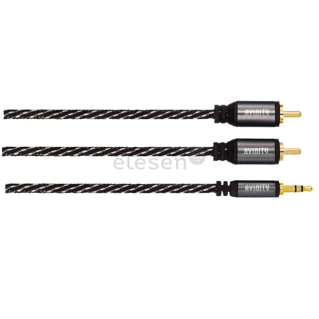 Avinity 2 RCA - 3,5 мм, 1,5 м, черный/серый - Аудиокабель Товар - 00127077