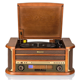 Roadstar HIF-1993BT, винил, CD, Bluetooth, USB, коричневый - Магнитола
