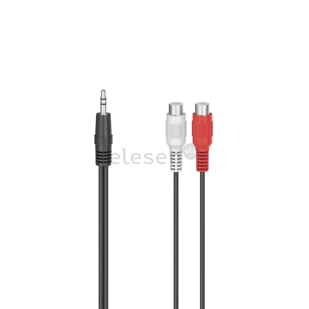 Hama RCA - 3,5 mm, black - Adapter Item - 00205185
