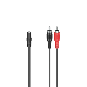 Hama 3,5 мм - RCA, черный - Адаптер Товар - 00205186 00205186