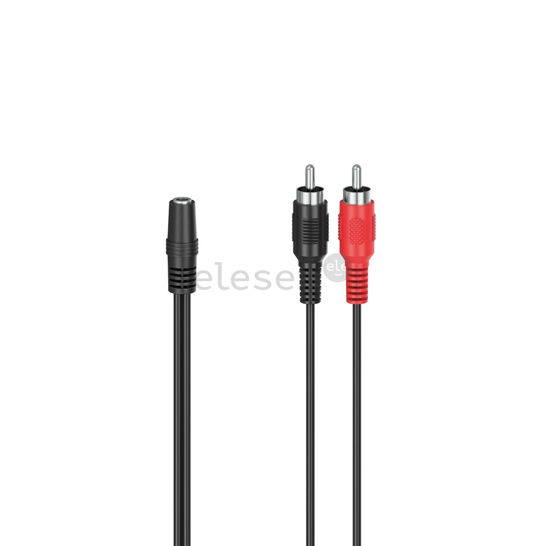 Hama  3,5 mm - RCA, black - Adapter Item - 00205186