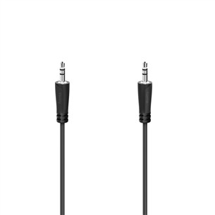 Laidas Hama Audio Cable, 3.5mm - 3.5mm, 1,5 m, juodas Prekė - 00205262 00205262