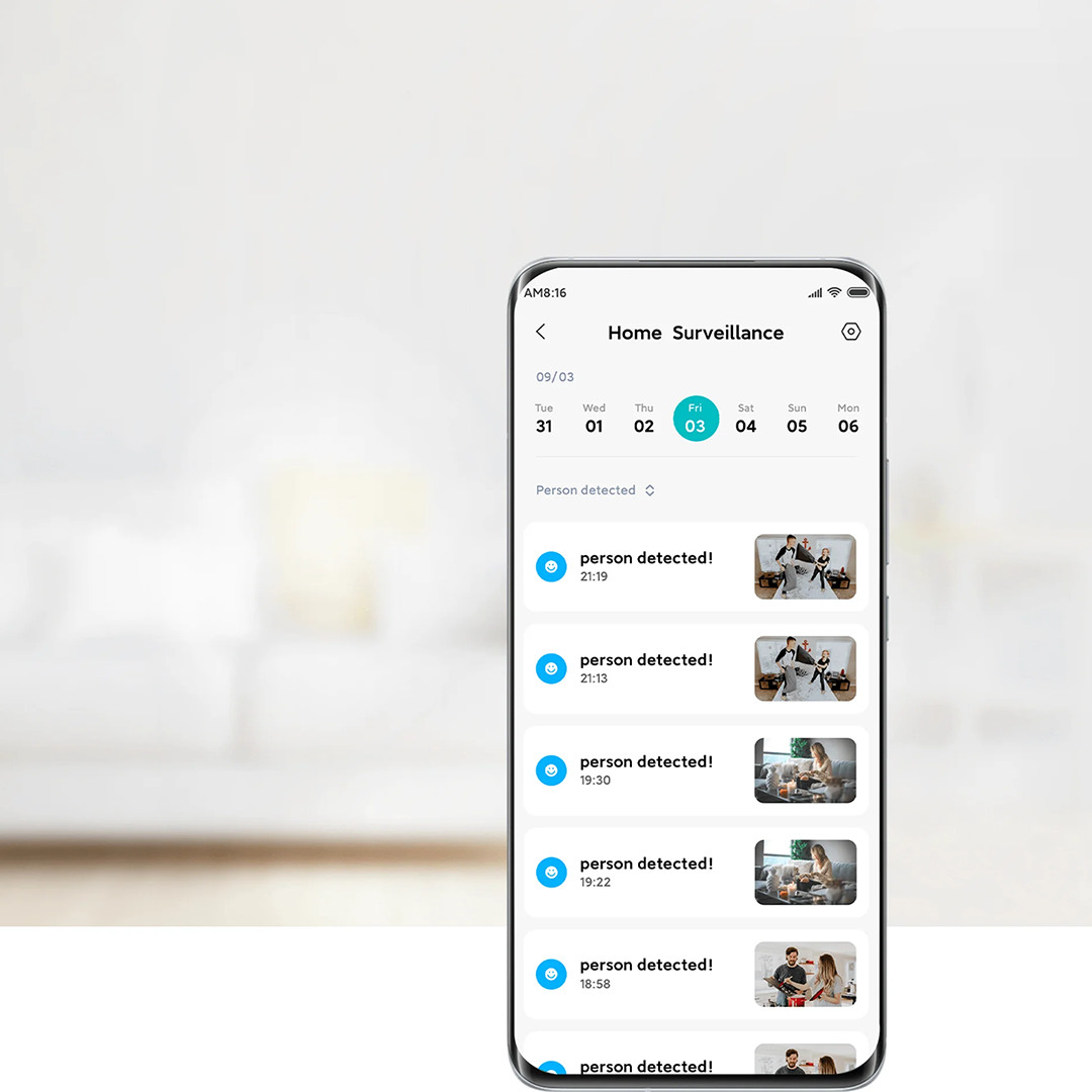 Xiaomi Smart Camera C300, 360°, WiFi, white - Security camera Item - BHR6540GL