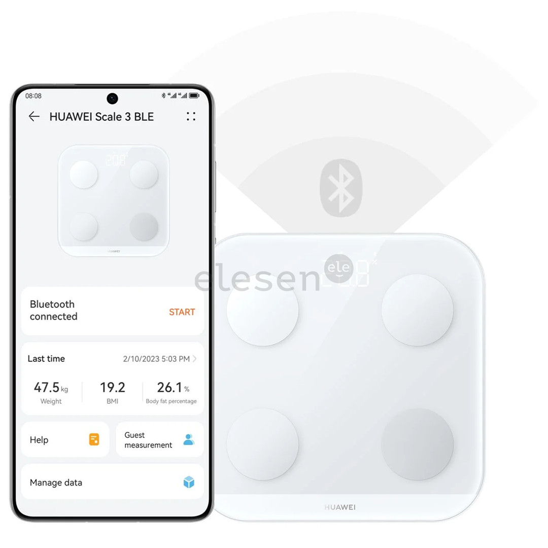 Diagnostinės svarstyklės Huawei Scale 3 Bluetooth Edition, 55020ABM