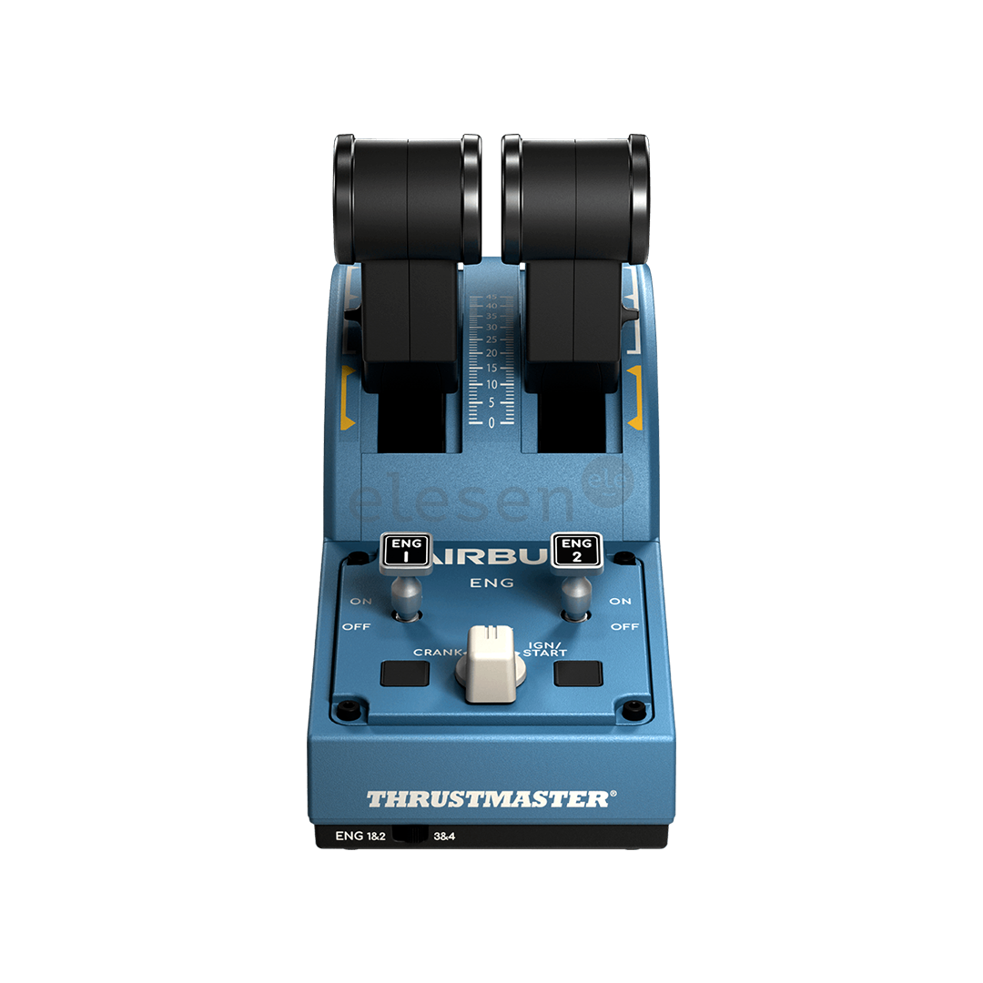 Thrustmaster TCA Quadrant Airbus Edition, синий - Блок рычагов для симулятора