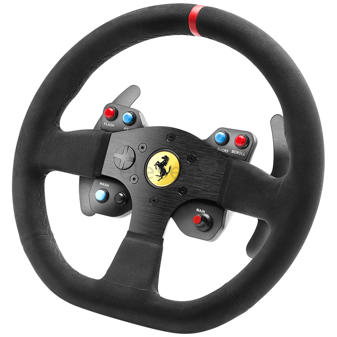 Thrustmaster 599XX EVO 30 Wheel Add-On Alcantara Edition, black - Sim wheel add-on