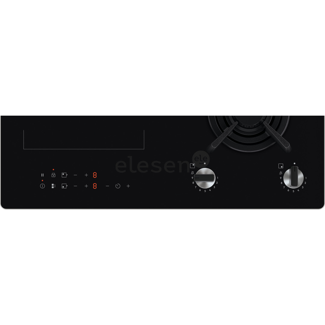 Electrolux, width 60 cm, black - Built-in Induction & Gas Hob