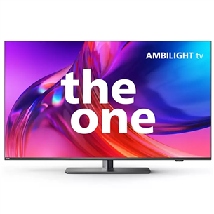 Philips The One 8818, 50", LED LCD, Ultra HD, center stand, gray - TV Item - 50PUS8818/12 50PUS8818/12