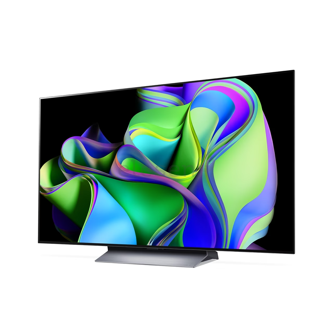 LG OLED evo C3, 55'', Ultra HD, OLED, central stand, gray - Televizorius Prekė - OLED55C32LA.AEU