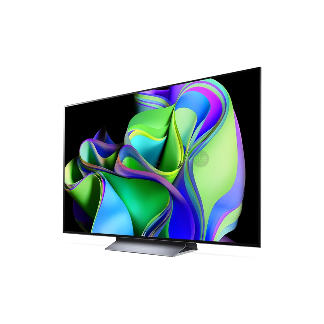 LG OLED evo C3, 55'', Ultra HD, OLED, central stand, gray - Televizorius Prekė - OLED55C32LA.AEU