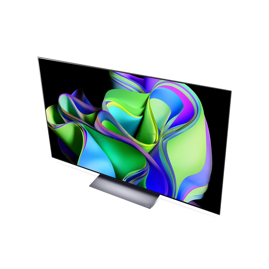 LG OLED evo C3, 55'', Ultra HD, OLED, central stand, gray - Televizorius Prekė - OLED55C32LA.AEU