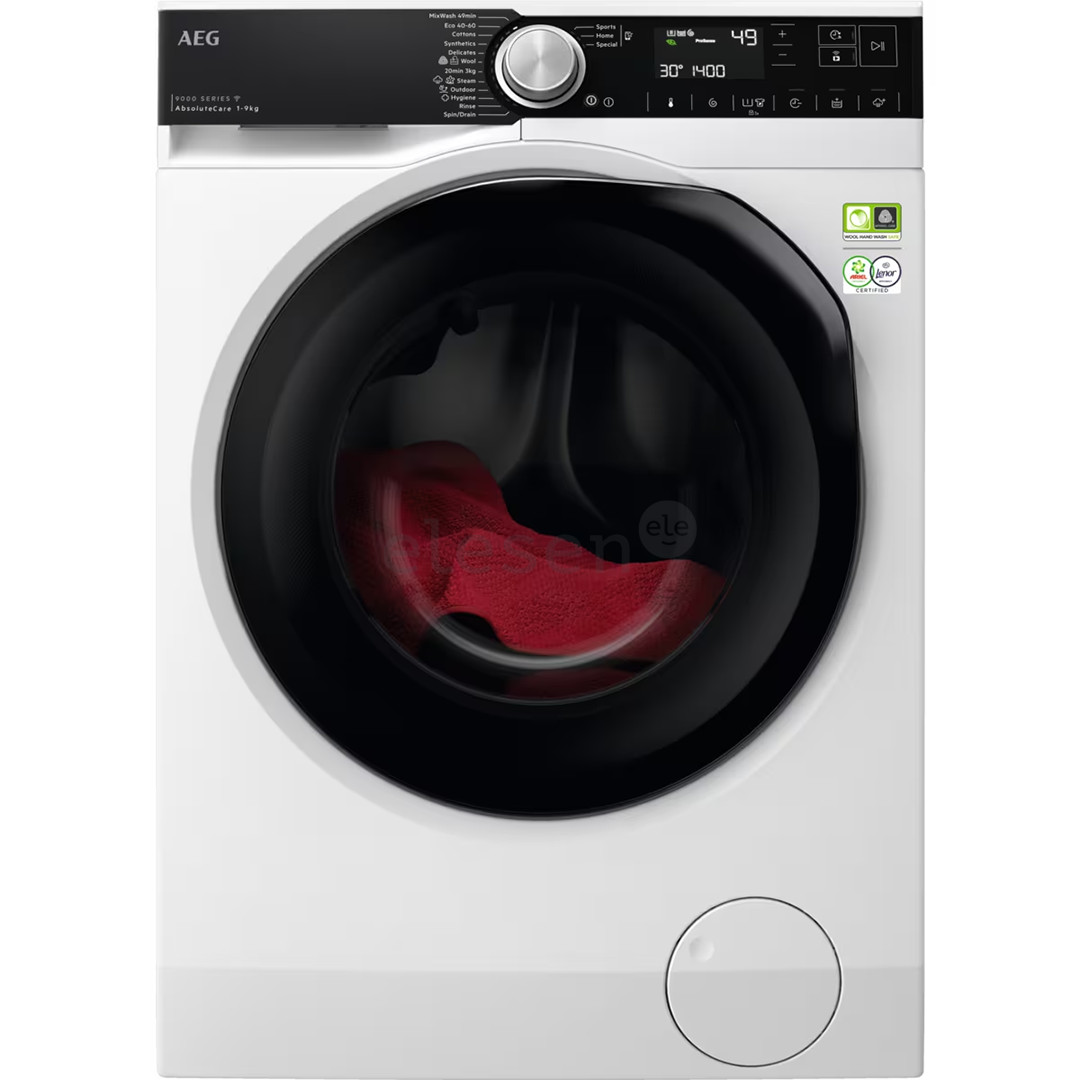 AEG AbsoluteCare 9000, 9 kg, depth 63,1 cm, 1600 rpm - Front load washing machine Item - LFR95967UE