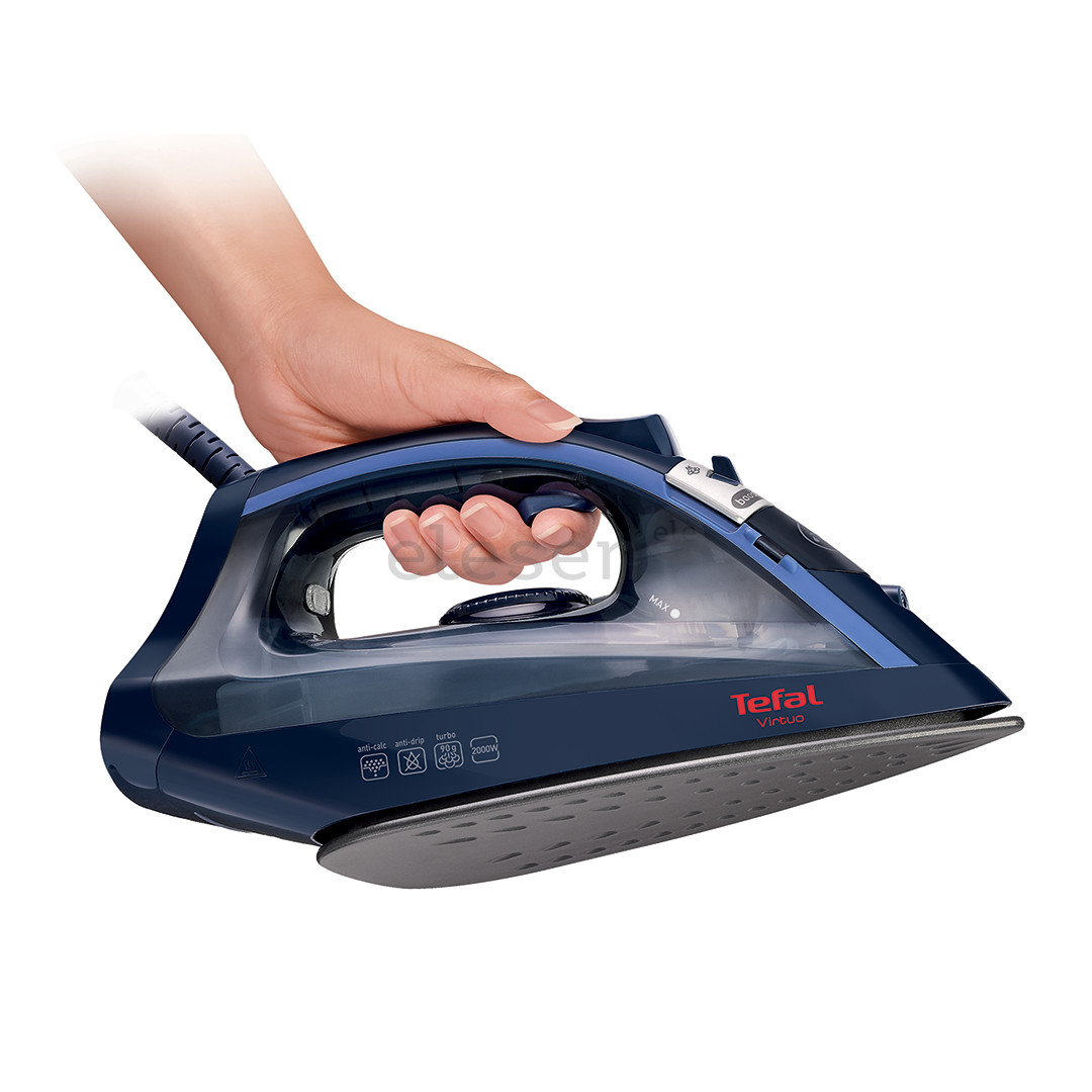 Tefal Virtuo, 2000 W, dark blue - Steam iron