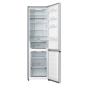 Hisense, NoFrost, 336 L, 201 cm, nerūdijančio plieno - Šaldytuvas