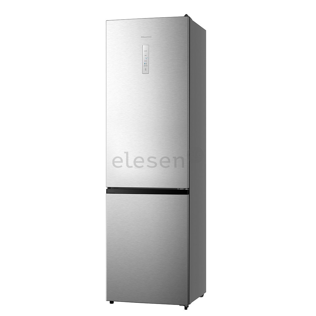 Hisense, NoFrost, 336 L, 201 cm, nerūdijančio plieno - Šaldytuvas