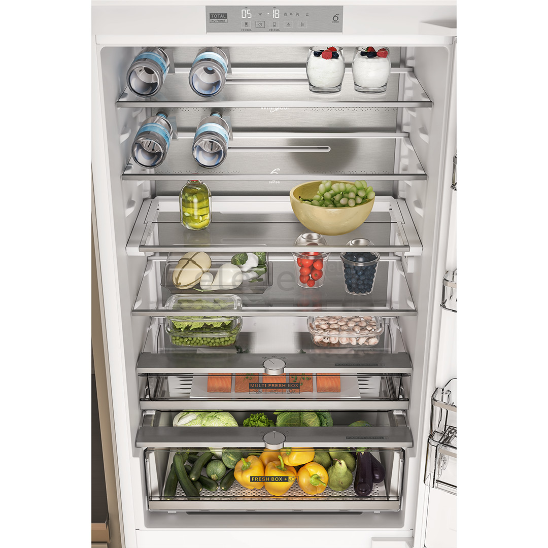 Whirlpool, NoFrost, 394 L, 194 cm - Built-in Refrigerator Item - WHSP70T241P