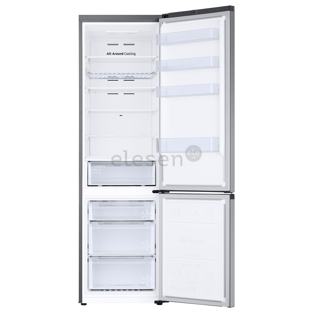Šaldytuvas Samsung RB38C602DSA, NoFrost, 390 L, 203 cm