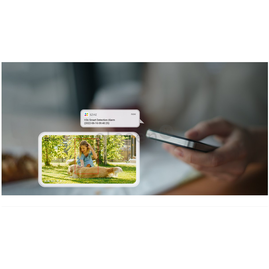 EZVIZ H3c, Wi-Fi, white - Smart outdoor security camera