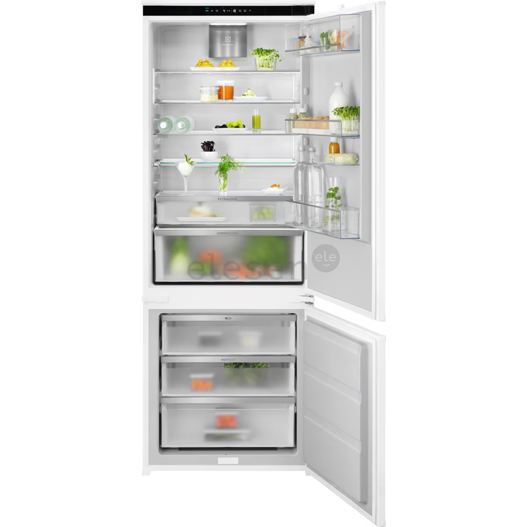 Įmontuojamas šaldytuvas AEG Prekė - ENP7TD75S, NoFrost, 376 L, 189 cm