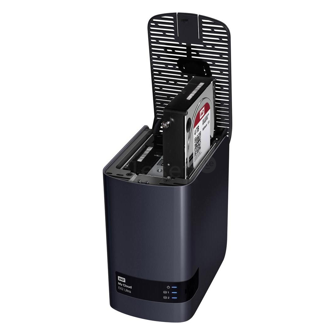 Western Digital HDD Case MY Cloud EX2, 0 TB - NAS HDD Case Item - WDBVBZ0000NCH-EESN