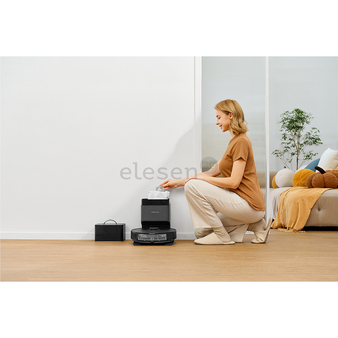 Roborock S8+, Wet & Dry, черный - Робот-пылесос