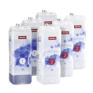 Skalbimo priemonių rinkinys Miele UltraPhase 1 ja 2, 6 x 1,44 L Prekė - 12361030 12361030