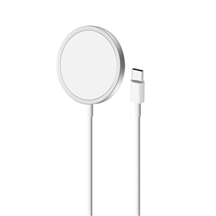 Puro Magnetic Wireless, USB-C, MagSafe, 1 m, white - Wireless charger Item - CUSBCMAG1WHI CUSBCMAG1WHI