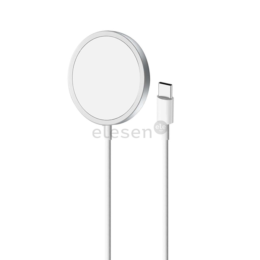 Puro Magnetic Wireless, USB-C, MagSafe, 1 m, white - Wireless charger