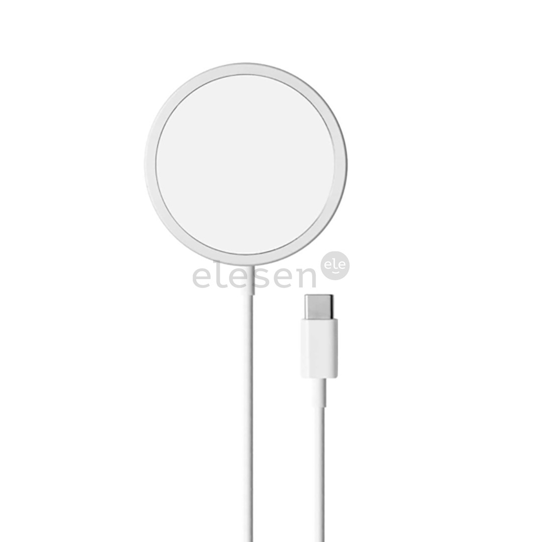 Puro Magnetic Wireless, USB-C, MagSafe, 1 m, white - Wireless charger