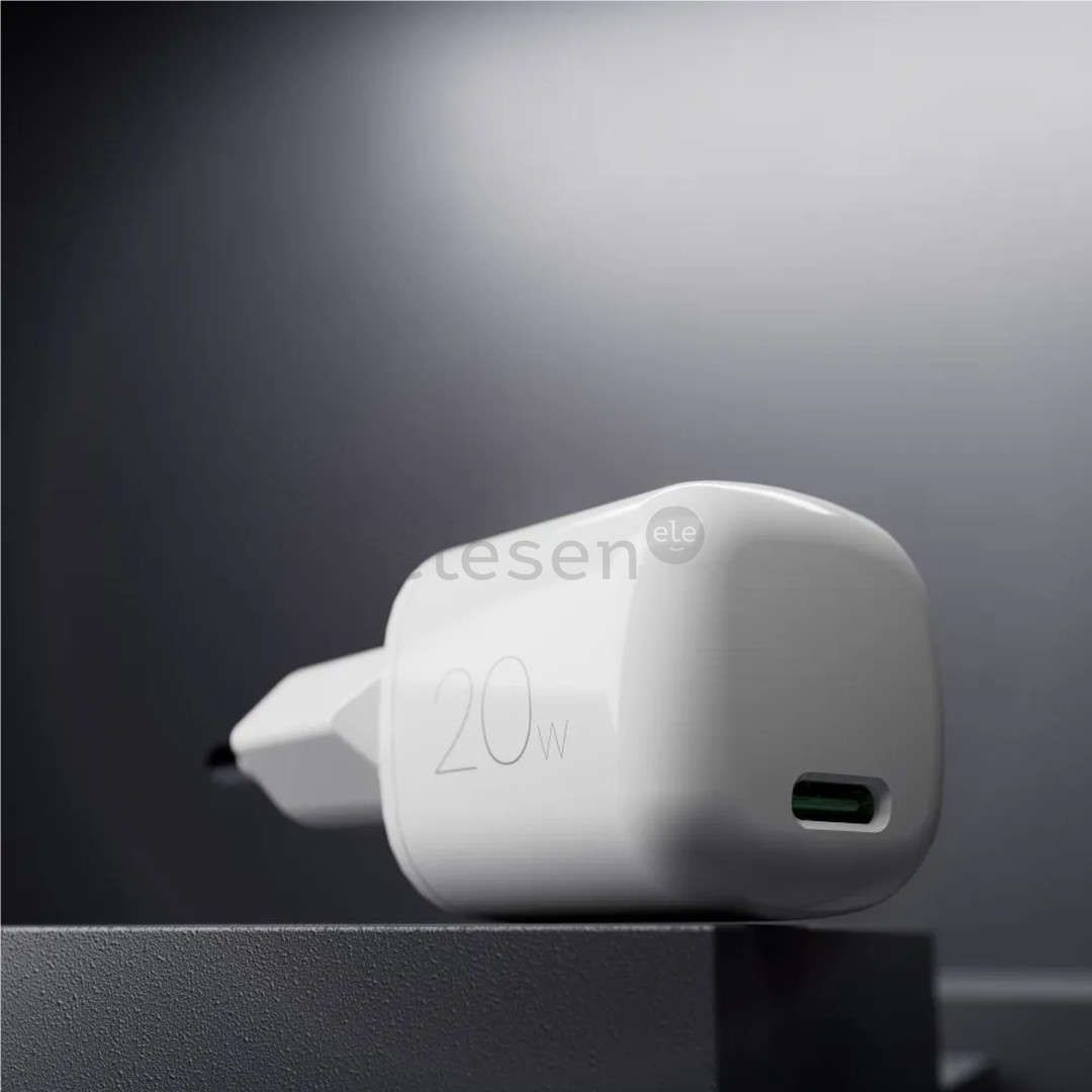 Puro MiniPro, USB-C, 20 W, baltas - Maitinimo adapteris