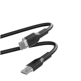 Laidas Puro Soft, USB-C / USB-C, 1,5 m, black Prekė - PUUSBCUSBCICONBLK