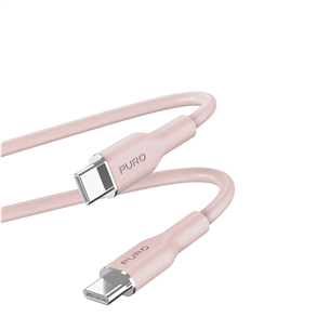 Puro Soft, USB-C / USB-C, 1,5 m, pink - Cable Item - PUUSBCUSBCICONROSE