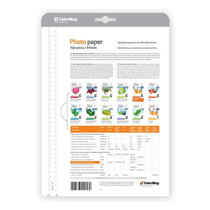 Foto popierius ColorWay High Glossy Photo Paper, 50 sheets, A4, 200 g/m² Prekė - PG200050A4