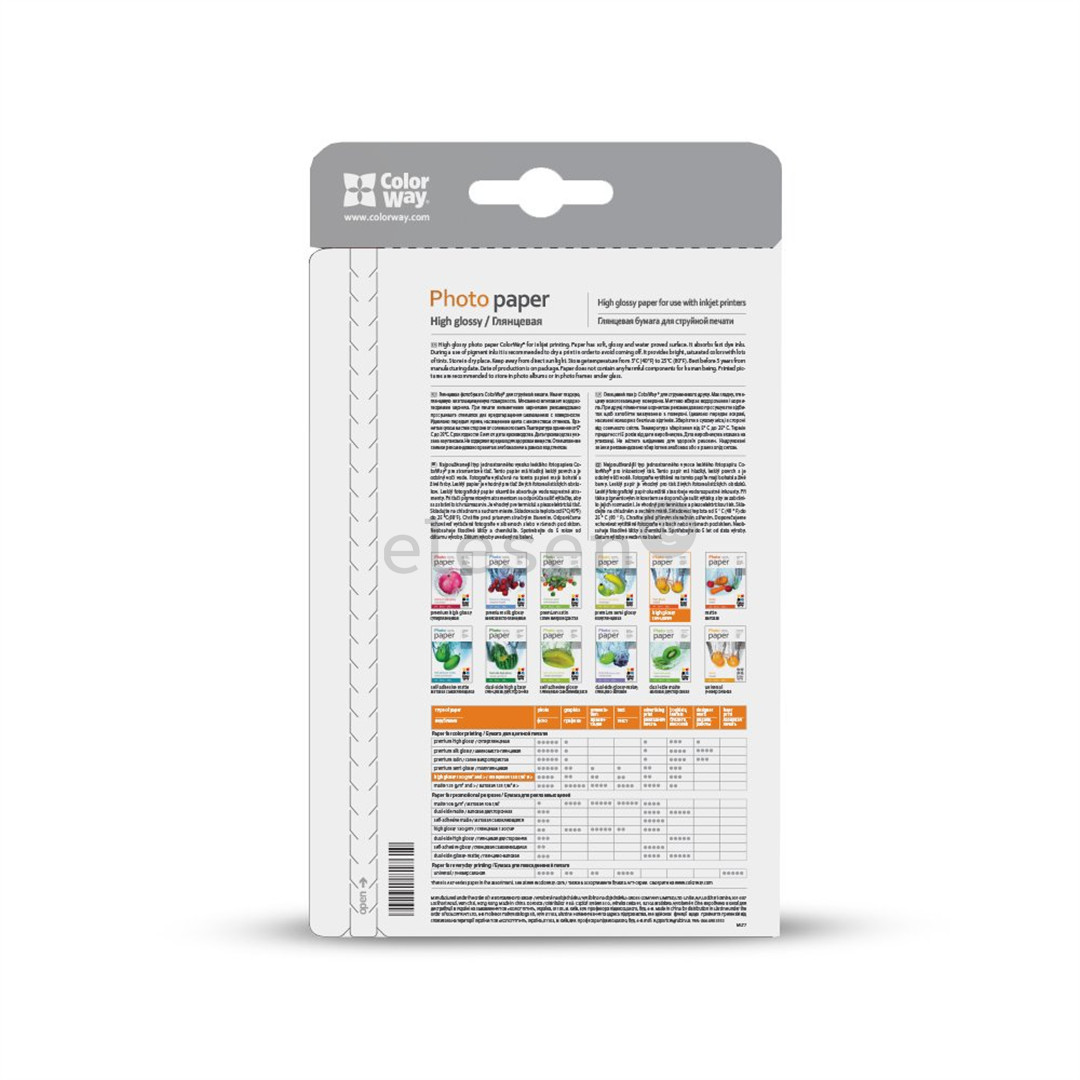 Foto popierius ColorWay 10x15, 200 g/m², 50 sheets, glossy Prekė - PG2000504R