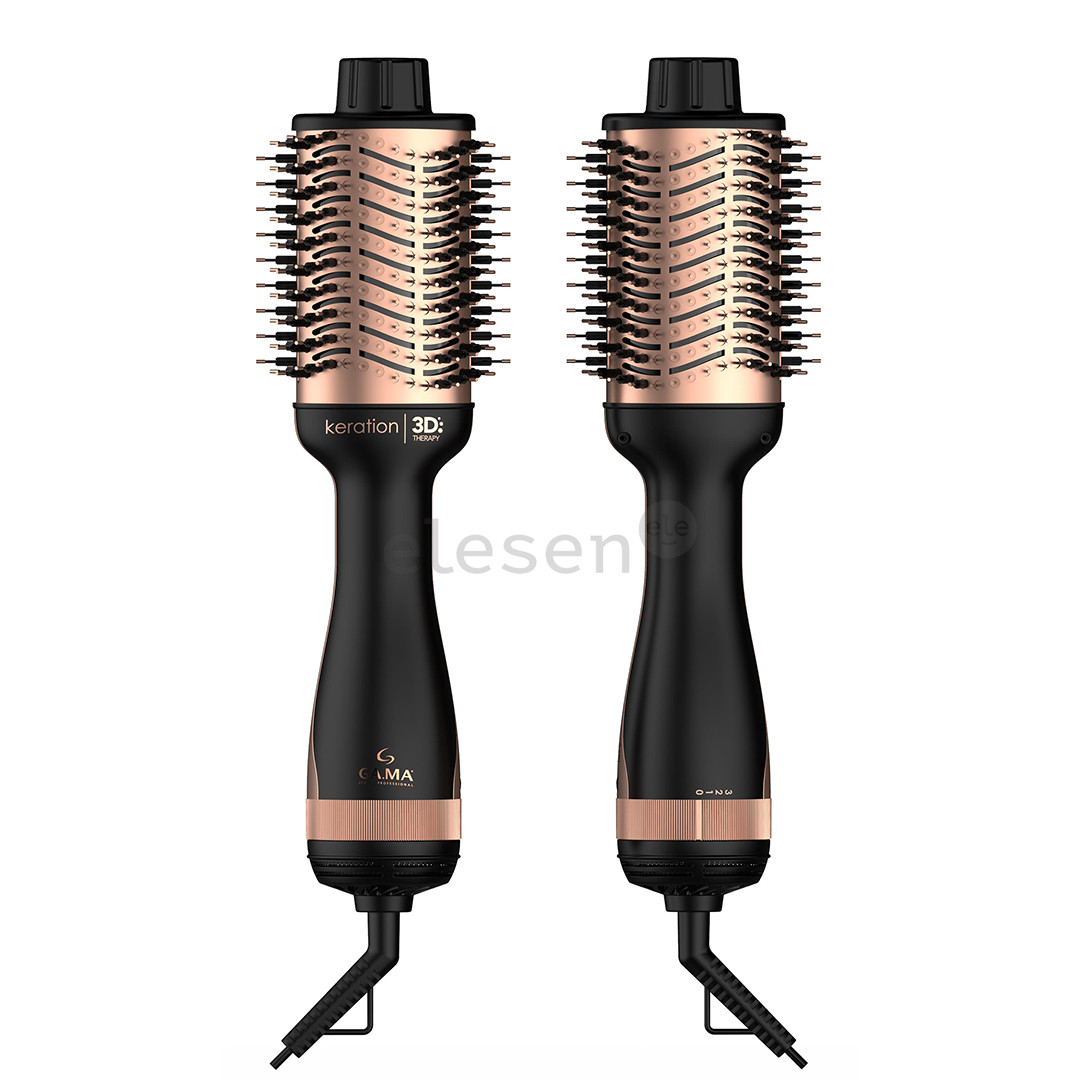 GA.MA Stylish Keration 3D, 1100 W, black - Hot air brush
