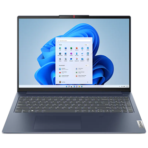 Nešiojamas kompiuteris Lenovo IdeaPad Slim 5 16IAH8, 16'', WUXGA, i5, 16 GB, 512 GB, SWE, blue Prekė - 83BG002LDU