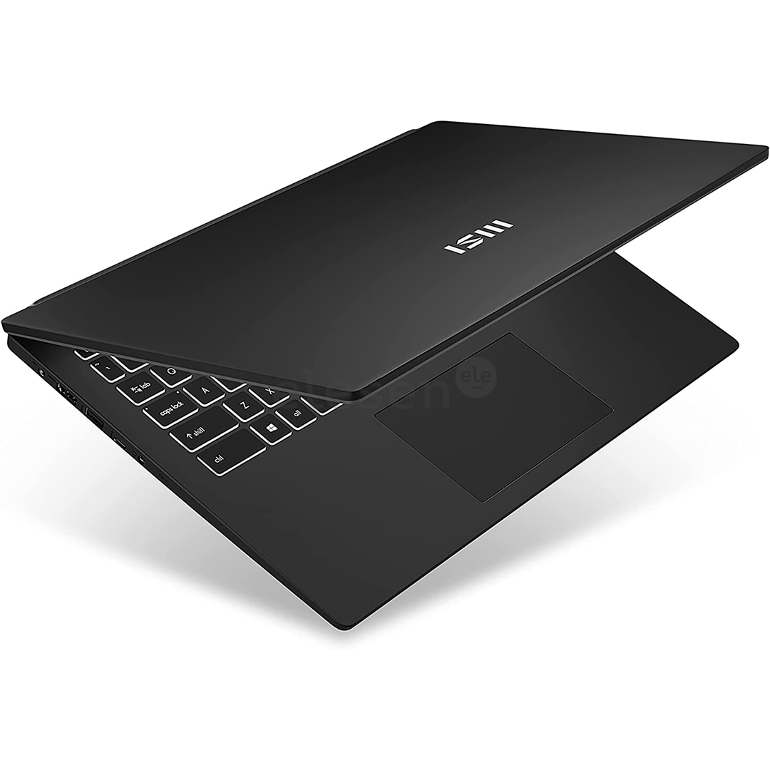 Nešiojamas kompiuteris MSI Modern 15 B12M, 15.6'', FHD, i5, 8 GB, 512 GB, ENG, juodas Prekė - MODERN15-B12M-414NL